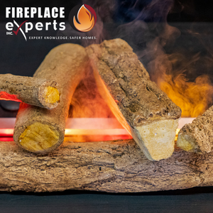 gas fireplace log sets